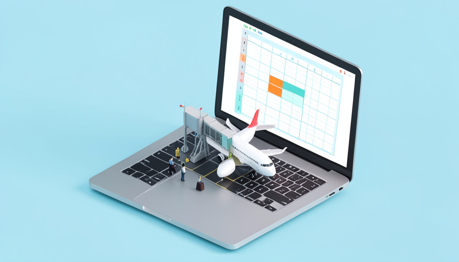 A Travel Itinerary Spreadsheet That Tracks Airline Schedule Changes